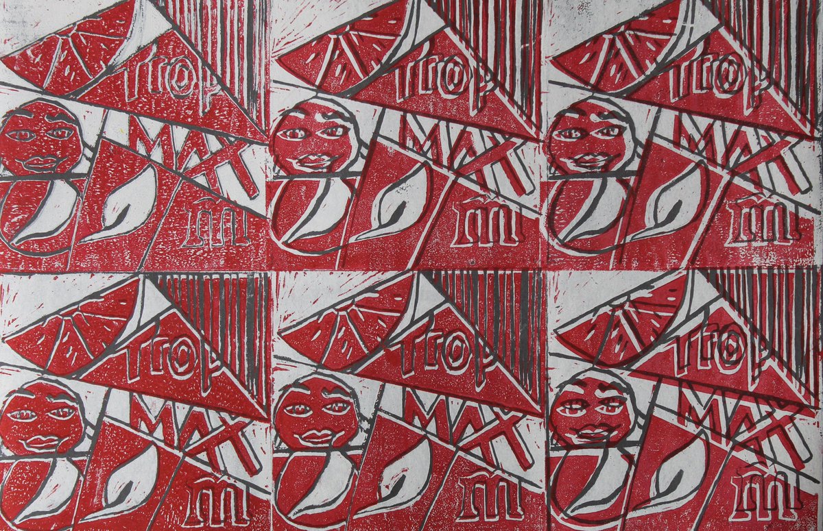 ArtNwc's tweet photo. Year 9's have shown some excellent use of carving tools with lino resulting in some super prints #handcarved #wecanprint #wecancreate #NWCArt #WhereGirlsLearnWithoutLimits https://t.co/Ai68lUOW4G