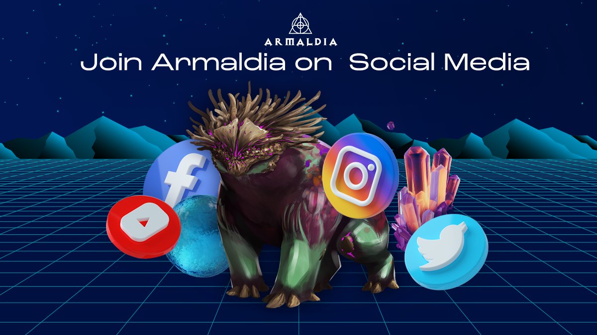 ⚔️ Follow #Armaldia on social media to stay in touch!🤩
🔊Telegram Chat: t.me/armaldia

🔊Discord: discord.gg/wDfXGjy7wk

🔊Youtube: youtube.com/channel/UCnvwQ…

🔊Medium: medium.com/@armaldia.game