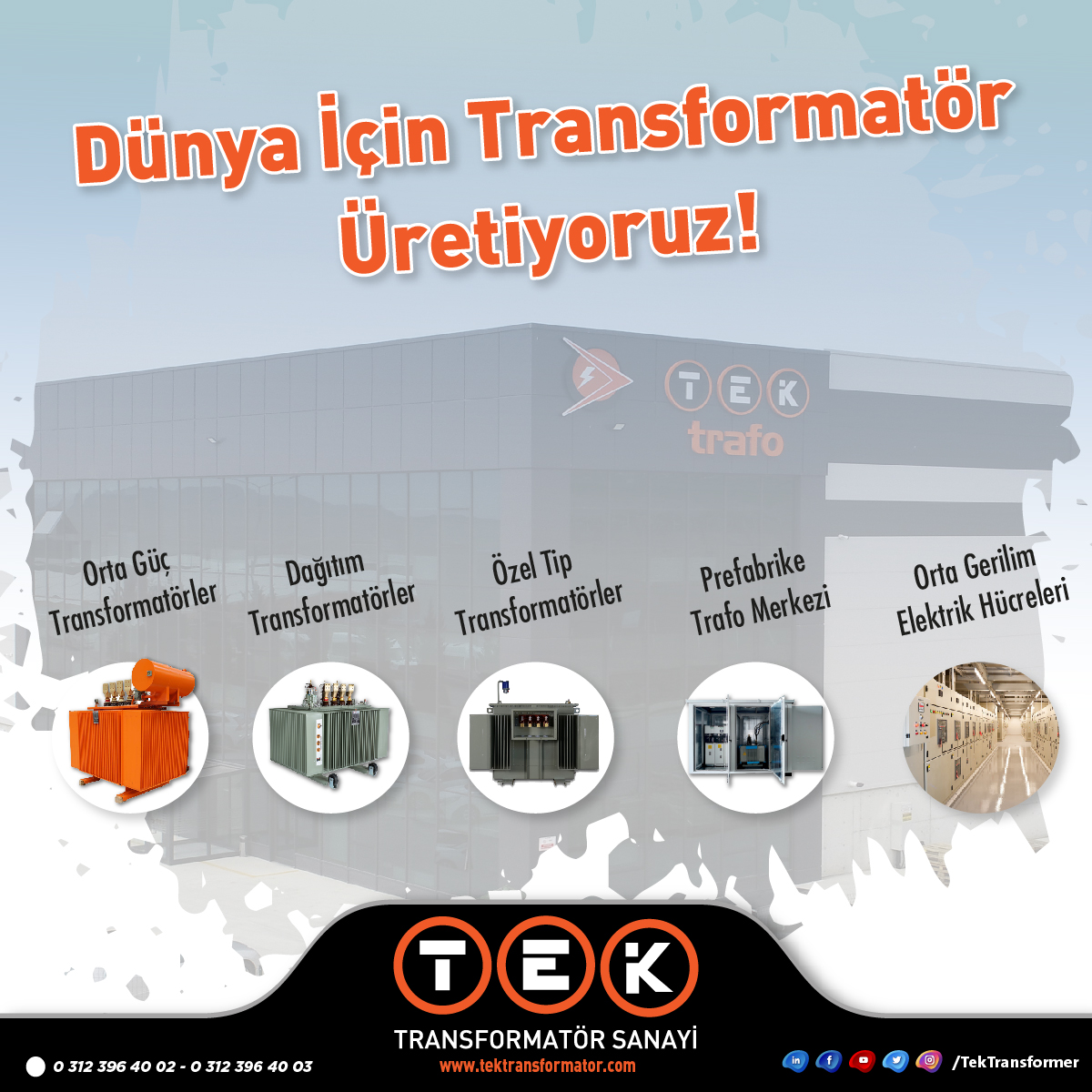 TekTransformer's tweet image. We manufacture transformers for the world!

#tektransformer #tektransformatör #tektransformator #manufacture #üretim #energy #electric #electrical #Transformer #transformatör #trafo