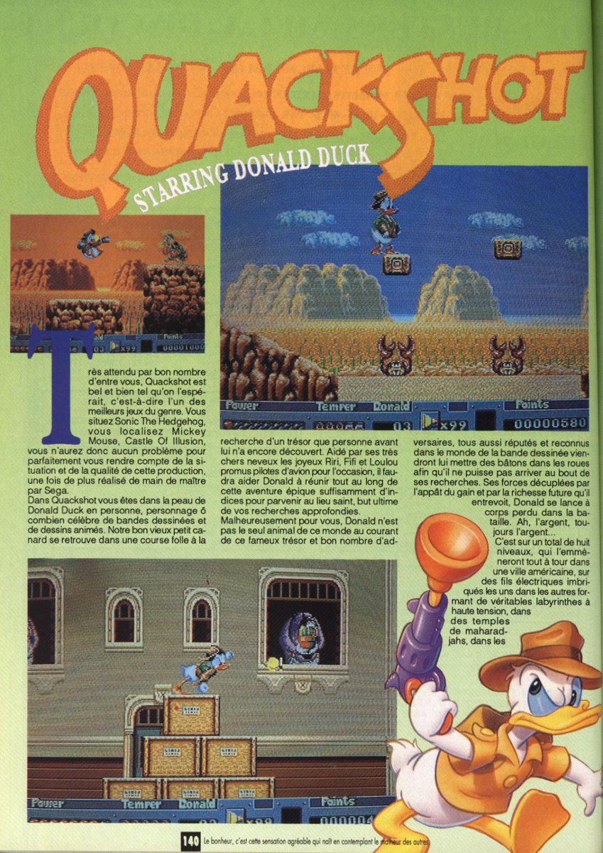 AllmightoFranky's tweet photo. Pour finir la #Megadrive à l'honneur avec #Quackshot et #WonderboyV deux hits sur la 16bits de #SEGA, et #BoulderDash sur la #Nes!!! https://t.co/JxVUfuRo8d