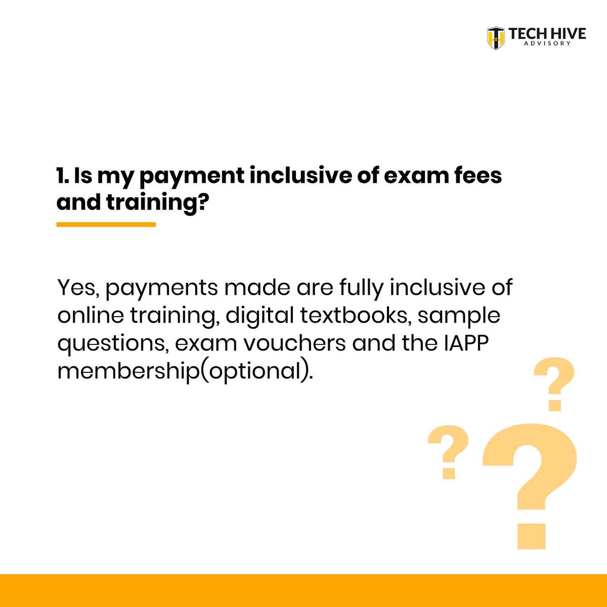 HiveAdvisory's tweet photo. Frequently Asked Questions on ourData Protection Certification Training.
#attechhive #thehive #techhiveadvisory #dataprotection #dataprotectioncertification #data #protectdata https://t.co/QONZTFmQJf