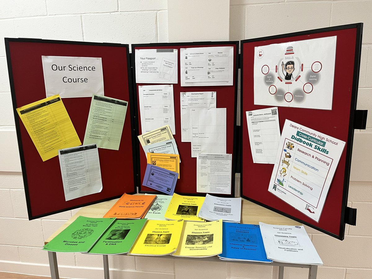 DeansScience's tweet photo. We had a great time meeting all of the P7 pupils and their parents at the @deanschs open evening last Tuesday night. https://t.co/POfVMTlBnB