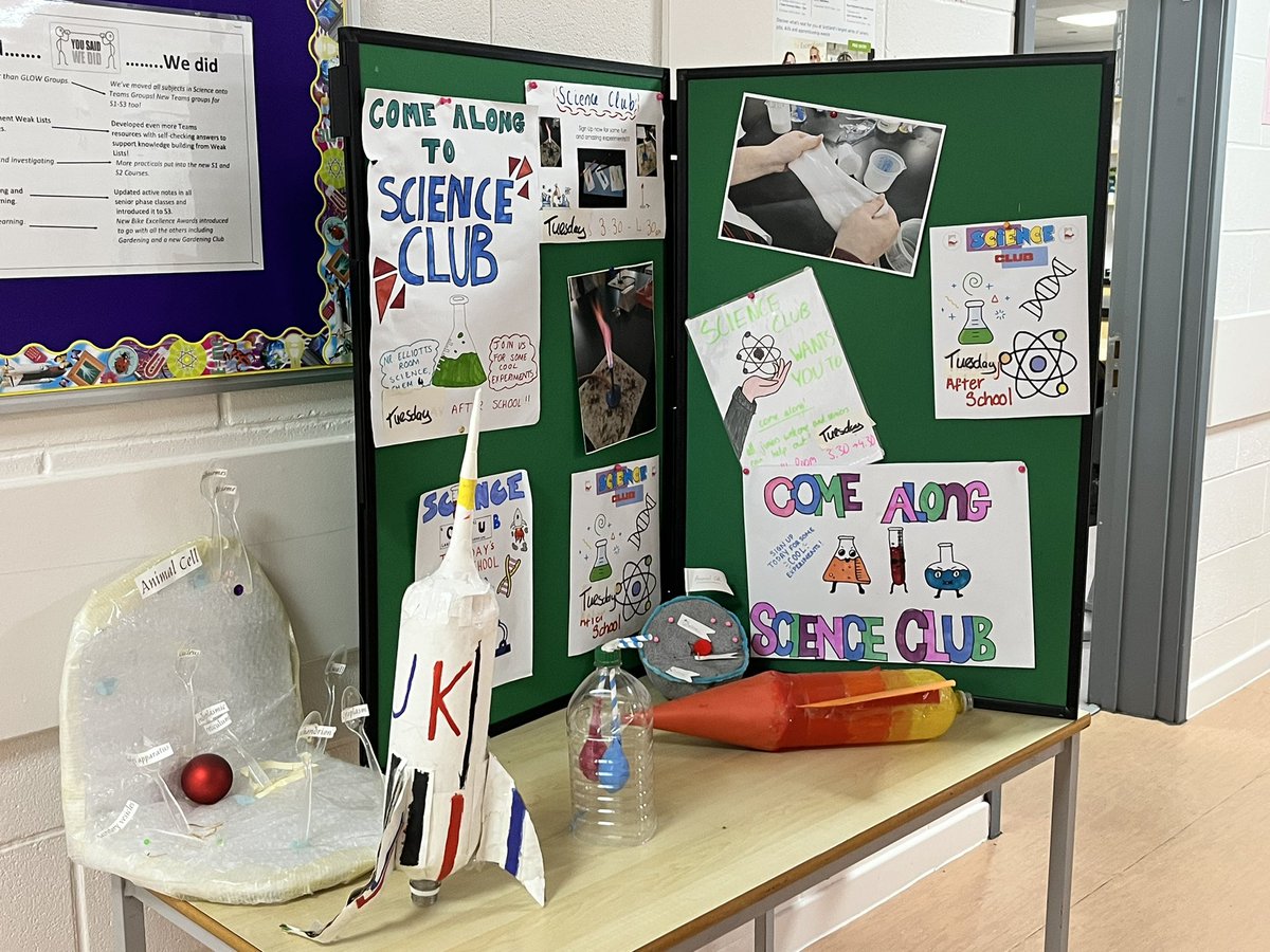 DeansScience's tweet photo. We had a great time meeting all of the P7 pupils and their parents at the @deanschs open evening last Tuesday night. https://t.co/POfVMTlBnB