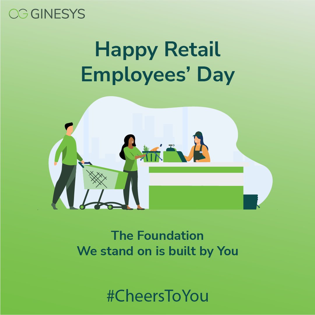 From getting you a hot pizza in the rain through traffic to suggesting the right AC for your home office. or finding the right dress in the right size, they help us do it all. Thank you to all #retail employees who are making our world work.
Happy #RetailEmployeesDay!
