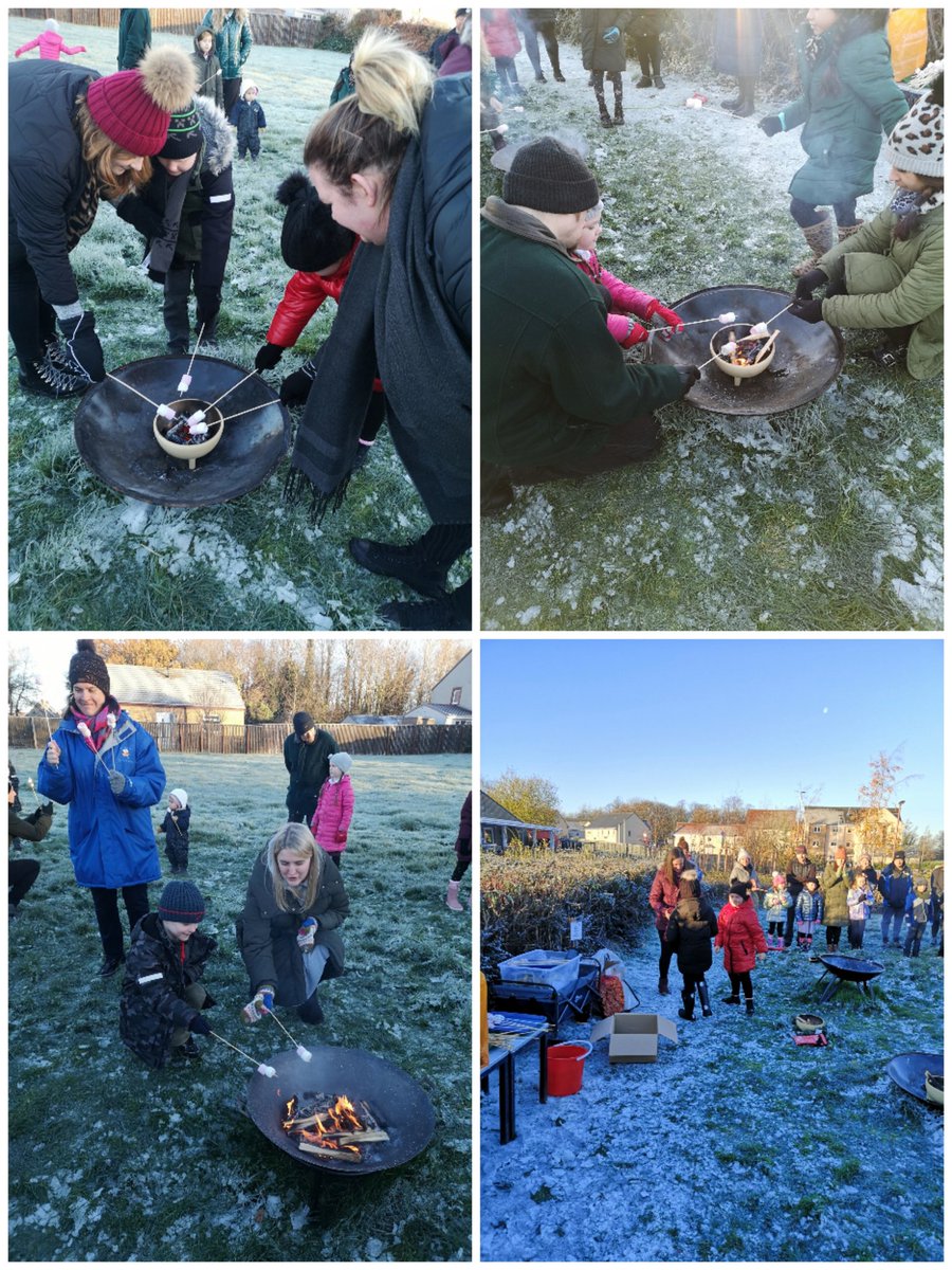 Quality time with our @stdavidsPS_ELC P3 learners and families celebrating thier success in P3 so far. A very Christmas feeling with toasting marshmallows, singing carols and creating decorations <a href="/MrsLMillar/">Linsey Millar</a> <a href="/RestaMiss/">Miss Resta</a>.