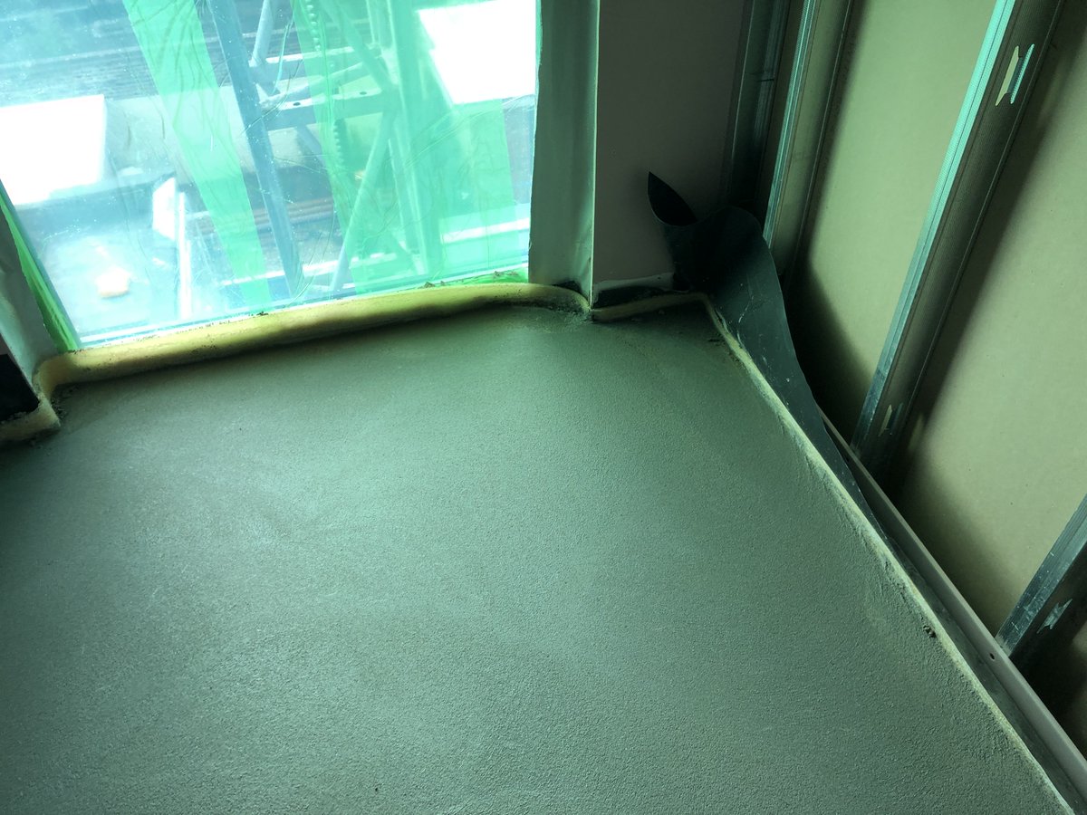 screedfast's tweet photo. 2,500m2+ fibre-reinforced sand/cement screed completed in Hammersmith, London.

#screedfast #screed #screeding #fibrereinforced #sandandcement #construction #constructionuk #flooring #project #london https://t.co/GXzwhB4dR2