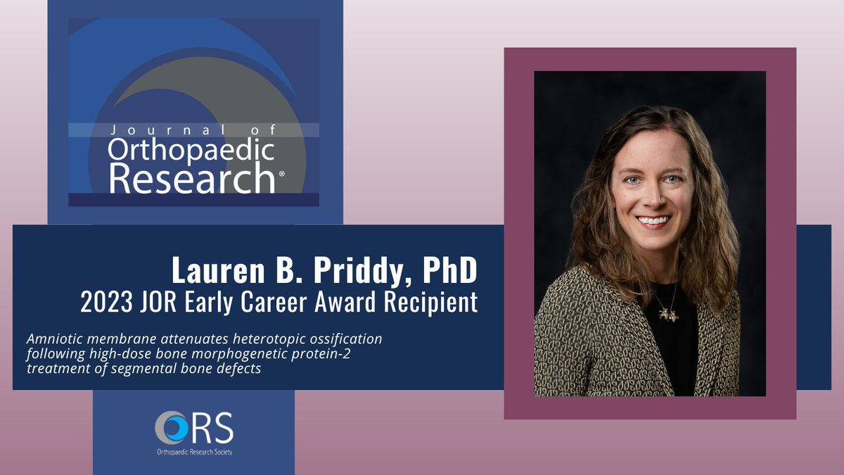 Congratulations <a href="/lbpriddy/">Lauren B. Priddy</a> - Associate Professor of Agricultural and Biological Engineering at <a href="/MSUEngineering/">Bagley College of Engineering</a> - for receiving the 2023 JOR Early Career Award!

Read the winning article first published: 27 March 2022 here:
bit.ly/3FBnplp