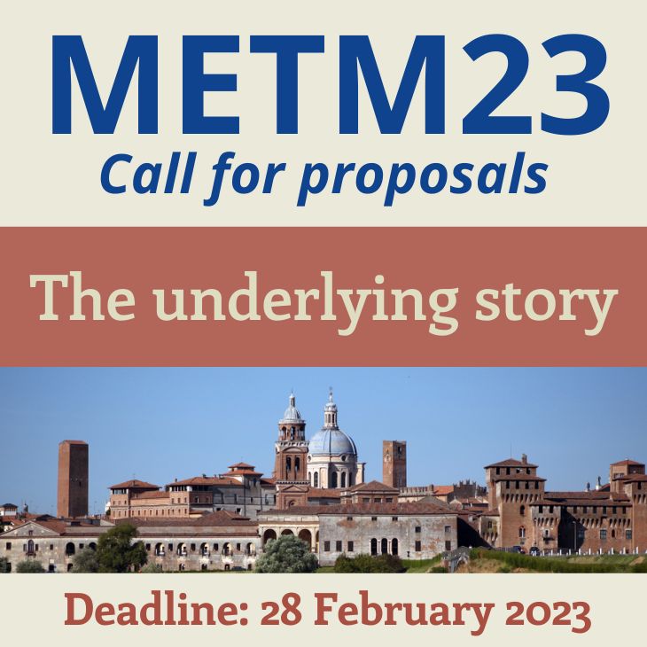 METMeetings's tweet photo. 📣 Revealing the #METM23 theme: The underlying story.

What’s the story behind your language business? What drives your linguistic choices? Has your career taken a different route? Share your insights with us.

The call for proposals is now open 👉 https://t.co/lHG6DPpSIx https://t.co/JYHzr9fnBS