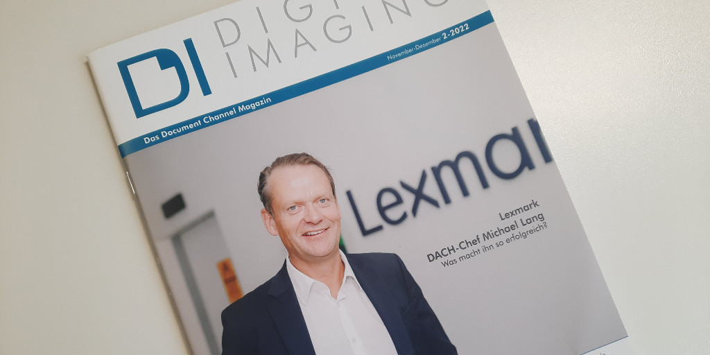 Lexmark_Germany's tweet photo. Was macht ihn so erfolgreich? 🤔 Wer sich diese Frage im Zusammenhang mit unserem Geschäftsführer Michael Lang stellt, dem sei die aktuelle Ausgabe von @DIBranche ans Herz gelegt. Zum E-Paper 👉 https://t.co/l8KXqsN2cP https://t.co/NMEnaqK4yh