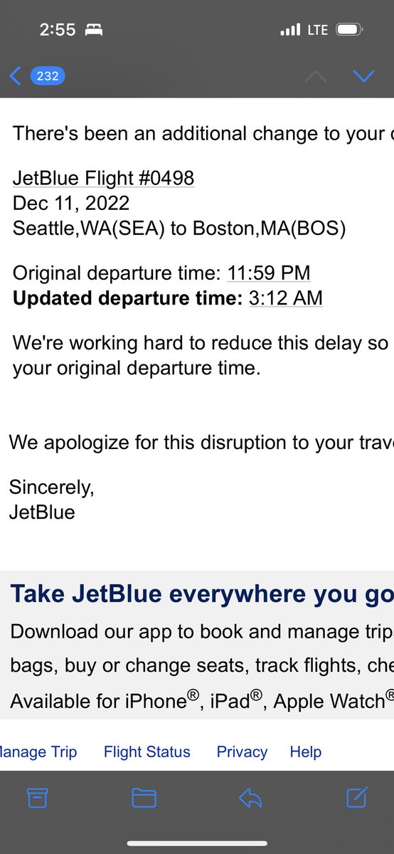kellynaeun's tweet photo. Lol how is this real @JetBlue literally never again https://t.co/abLRK7ED57