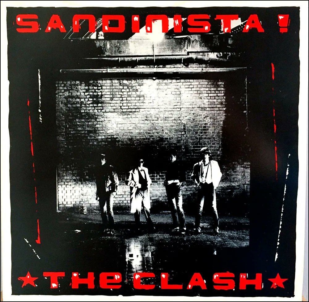 PunKandStuff's tweet photo. Released 42 years ago today ‘SANDINISTA!’ the fourth studio album by #TheCLASH https://t.co/wVQXu6x3o1
