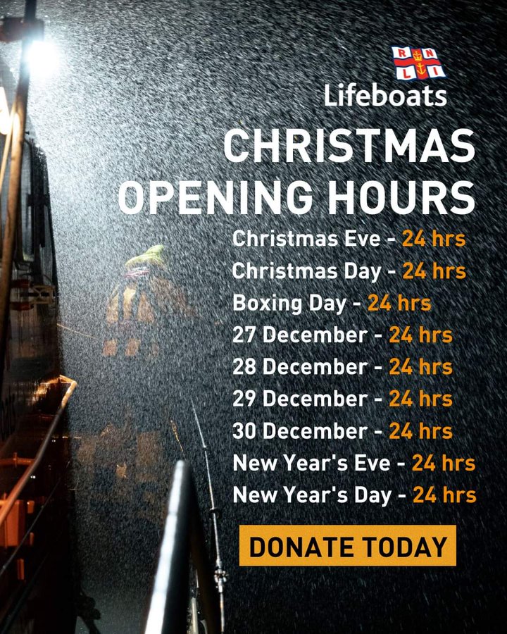 I see people are attacking the <a href="/RNLI/">RNLI</a> again for *checks notes* saving lives at sea 🌊

Anyway, the donation link to allow them to continue doing so is below ⬇️
 rnli.org/support-us/giv… 🥰