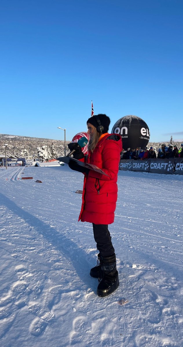 Look who we meet in Beitostølen 😍 

This former rockstar is now working for NRK, which means that we will also meet her during the World Championship in Planica 🙌 Great seeing you again Therese Johaug 🔥