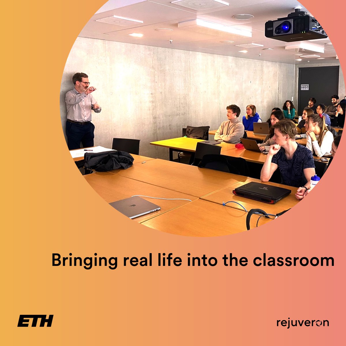 Young minds! Eager to learn and grow. @mitomedicineman provided insightful feedback on students’ pitches at @ETH_en. We were amazed by the innovative ideas presented at “#Translation of Basic #Research Findings from Genetics and Molecular Mechanisms of #Aging”.