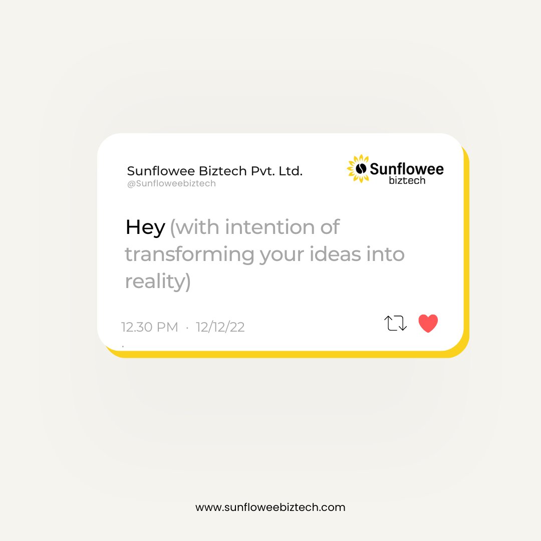 Sunfloweebiz's tweet photo. Hey!!

We are a young &amp; vibrant team that catalyzes the digital transformation of businesses through tailor-made digital solutions and resource augmentation services.

DM, us today and let's start a new Digital Journey... https://t.co/dQRC12jGjr