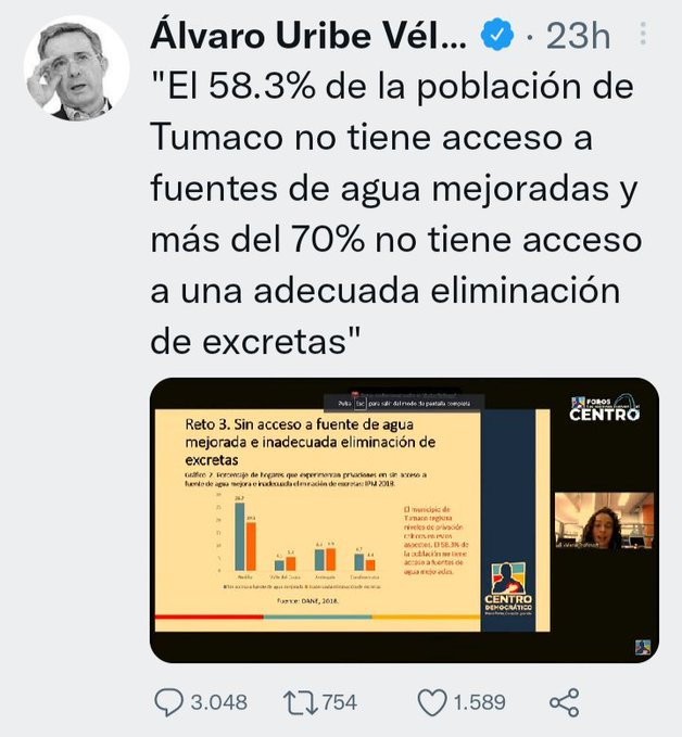 Matador000's tweet photo. Gobernó 20 años y ahora sí se acuerda de Tumaco.

Así o más miserable. https://t.co/fInxUPjraq