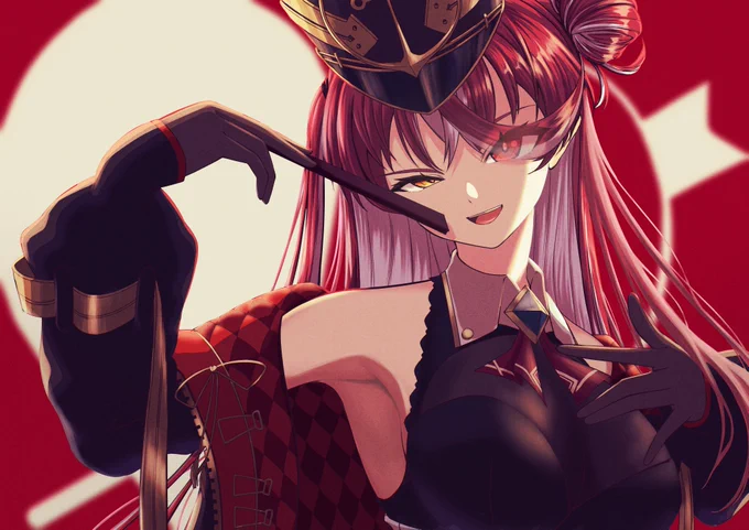 真紅の微笑み #マリンのお宝 