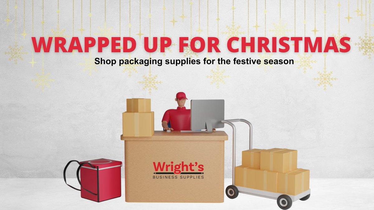 WrightsOffice's tweet image. Shop our wide range of #eco-friendly #PackagingSupplies for the festive season!

Including: 
#ParcelBoxes #Envelopes #PackingTape #LabelPrinters &amp;amp; MORE!

SHOP NOW
🛒wrightsbusiness.co.uk

GET IN TOUCH TO FIND OUT MORE:
📧 wrightsoffice@totalise.co.uk