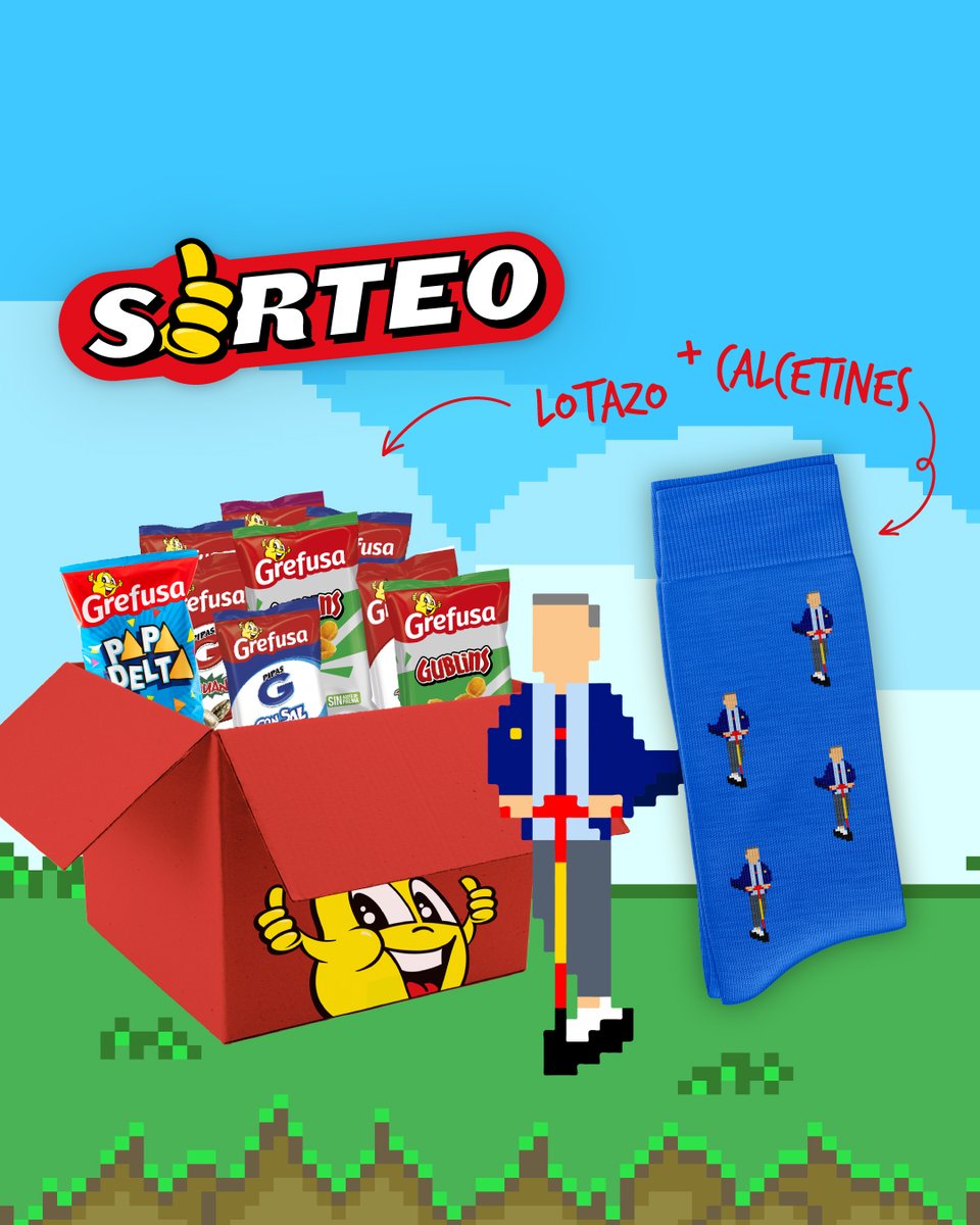 Los penaltis no fueron el mejor gustazo💔 pero sí lo es este lotazo❤️ Llévate uno y sigue en el barco de Padrique con este pack de calcetines y los snacks mejor seleccionados😉

🤙 Síguenos a <a href="/gambeashop/">GAMBEA</a>  y <a href="/grefusa/">Grefusa</a> 
🤙Haz RT
🤙Menciona a un colega por comentario