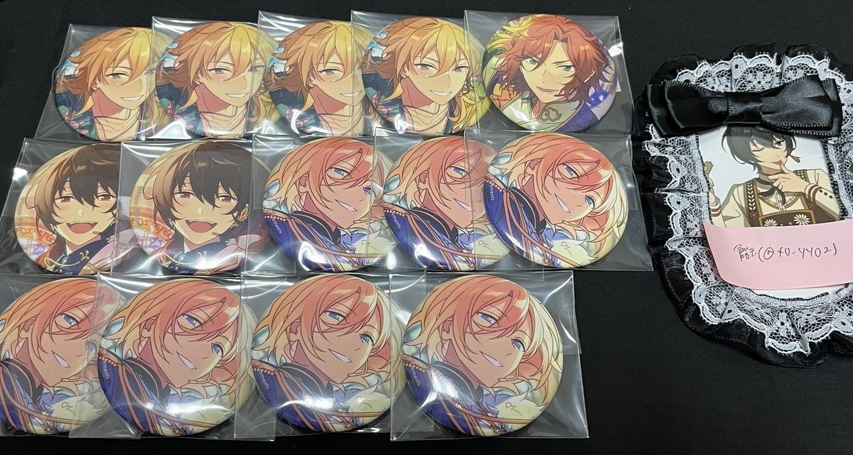 xo__yy02's tweet photo. 【交換/讓渡】あんスタ フィーチャー イベコレ 缶バッジ

譲)画像のもの

求)フィーチャー缶 凛月 
星4⇆星4凛月との交換可能

◎郵送のみ
◎1点～

検索からでもお気軽にお声かけよろしくお願い致します(｡ᵕᴗᵕ｡)"

ご不快でなければ、凛月1⇆複数交換可能。
星4は讓渡可能です。 https://t.co/KwekZKJ4Yl