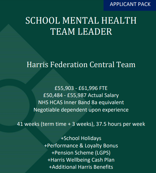 Harris Federation Mental Health tweet media
