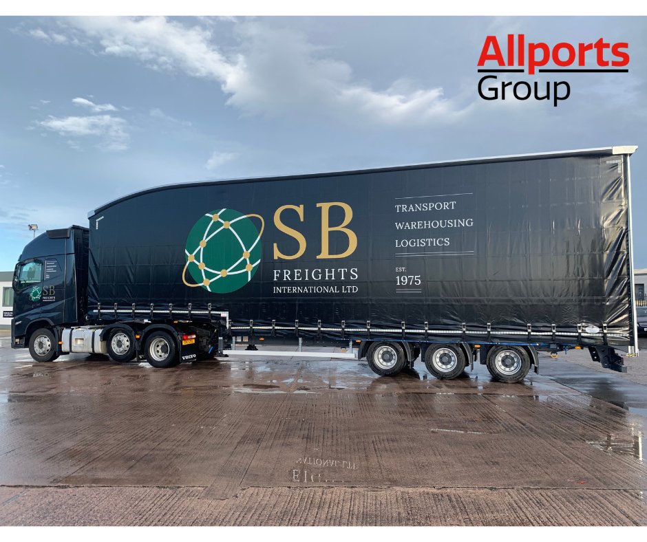 allportsgroup's tweet photo. S B FREIGHTS (INTERNATIONAL) LIMITED 
Collecting their order for 1 x ENXL ECOMAX Trailers supplied in full S B Freight Ltd livery. 

Looking superb! 

Thank you for your valued business. 

#thankyou #business #AllportsGroup #Deker #trailer #transport #haulage https://t.co/WEYN0i1bEe