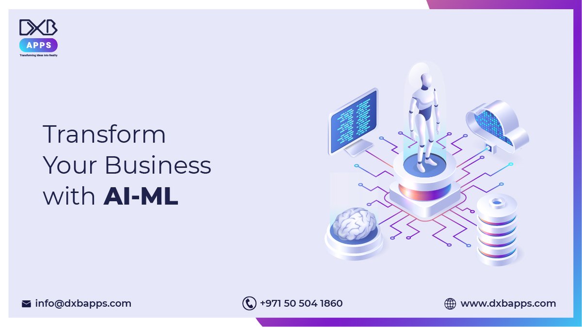 DxbTechnologies's tweet image. Implement automation and take your business forward with advanced technology driven AI and ML services and solutions by DXB Apps.
👇

🌐lnkd.in/dwYsTusf

#artificialintelligenceapp #artificialintelligence #technology #ai #automation #ml  #dubai  #trending  #trendingnow