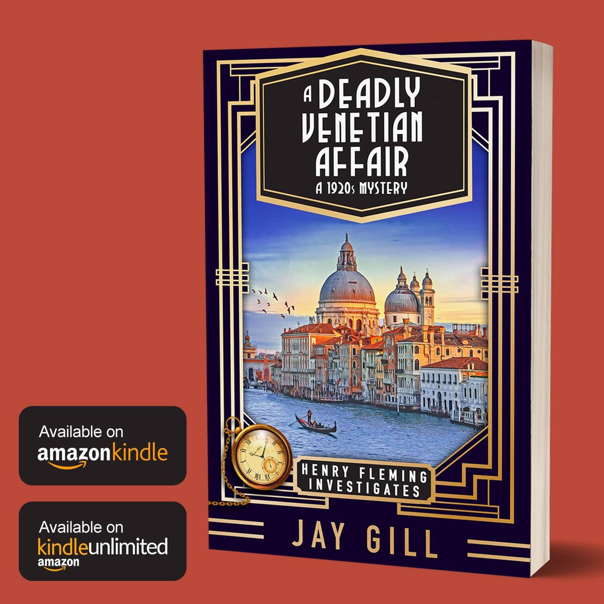 JayGillAuthor's tweet photo. A DEADLY VENETIAN AFFAIR, Henry Fleming's Italian mystery, is ON SALE today in ebook and paperback.

Ebook: https://t.co/NgdxRgFDfW

Paperback: https://t.co/UA58jg66k8 https://t.co/i4Msl10zXz