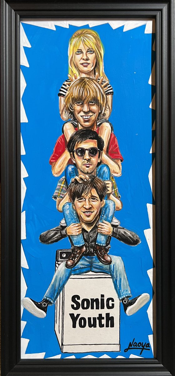 bobbysbar708's tweet photo. New original painting.
"Sonic youth totempole"

#naoyamuga #sonicyouth #washmachine https://t.co/s0k1xag2PP