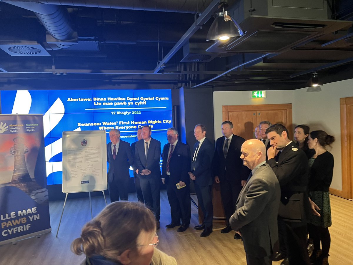 Prof Elena Rodriguez-Falcon FREng PFHEA (she/her) (@elenarf) on Twitter photo Very proud that <a href="/UWTSD/">University of Wales Trinity Saint David</a> is a signatory to support #Swansea as the 1st city in #Wales to become a #HumanRights City #whereeveryonecounts <a href="/SwanseaCouncil/">Swansea Council</a> <a href="/PrifWeinidog/">Eluned Morgan</a> Very proud that <a href="/UWTSD/">University of Wales Trinity Saint David</a> is a signatory to support #Swansea as the 1st city in #Wales to become a #HumanRights City #whereeveryonecounts <a href="/SwanseaCouncil/">Swansea Council</a> <a href="/PrifWeinidog/">Eluned Morgan</a>