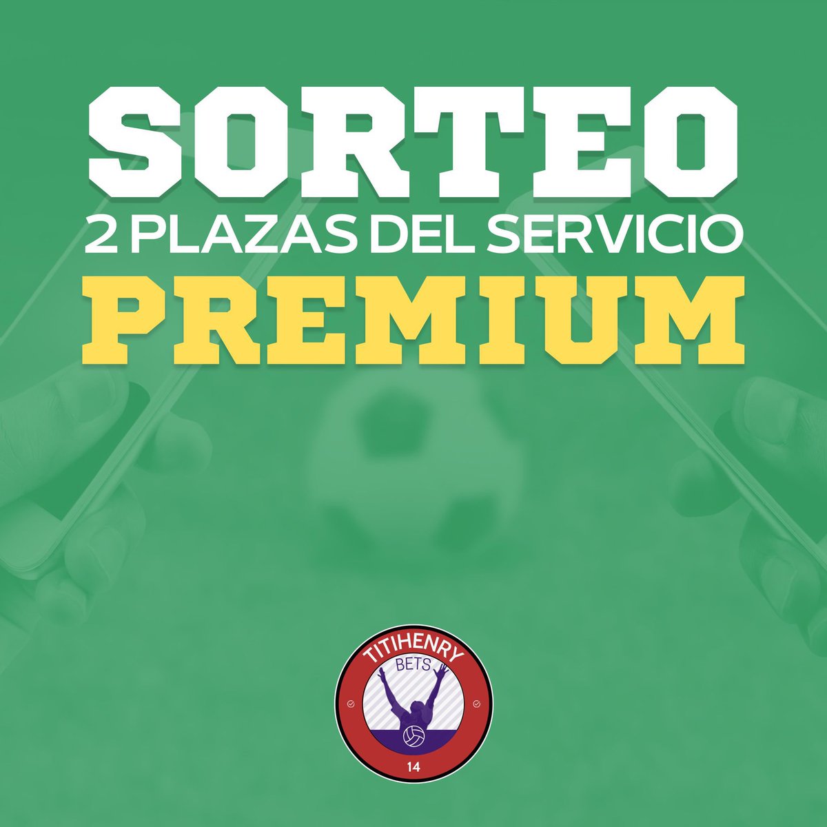 Bet2Earn's tweet photo. ¡Tenemos SORTEO! 🎁

👉 Sorteamos 2 PLAZAS para el PREMIUM de @TitiHenrybets por alcanzar los 2000 miembros en su canal!🕵🏻‍♂️

Para participar:

1️⃣ RT a este tuit
2️⃣ Seguir a @Bet2Earn y en https://t.co/xWMNL4f9uy
3️⃣ Seguir a @TitiHenrybets y en https://t.co/hDUzNuTSo8

¡Suerte! 🤞🏻 https://t.co/8YFDJbyH5R