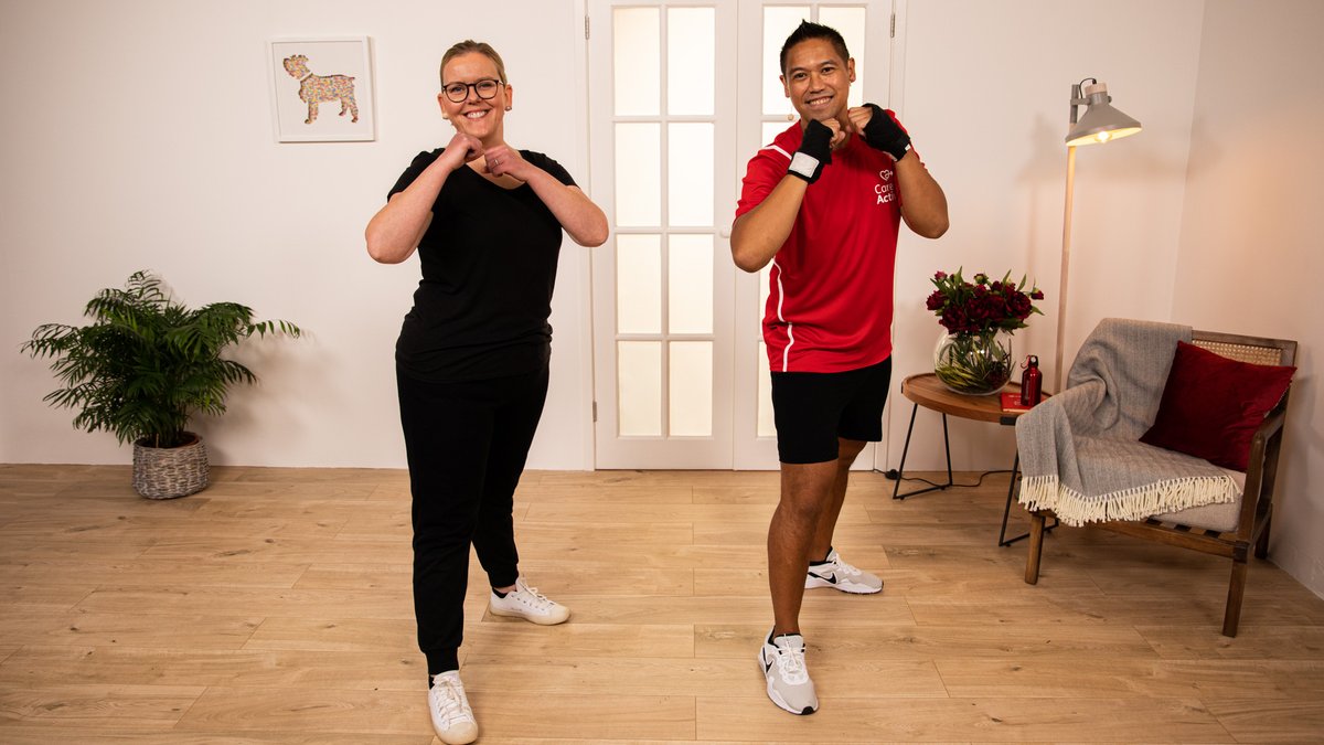 @CarersUK have launched new #CarersActive activity and wellbeing videos! There's everything from boxing to Pilates to choose from. Featuring carers, they're short, snappy workouts so you can get active at home at a time that suits you. 

Check them out: bit.ly/3B12ab2