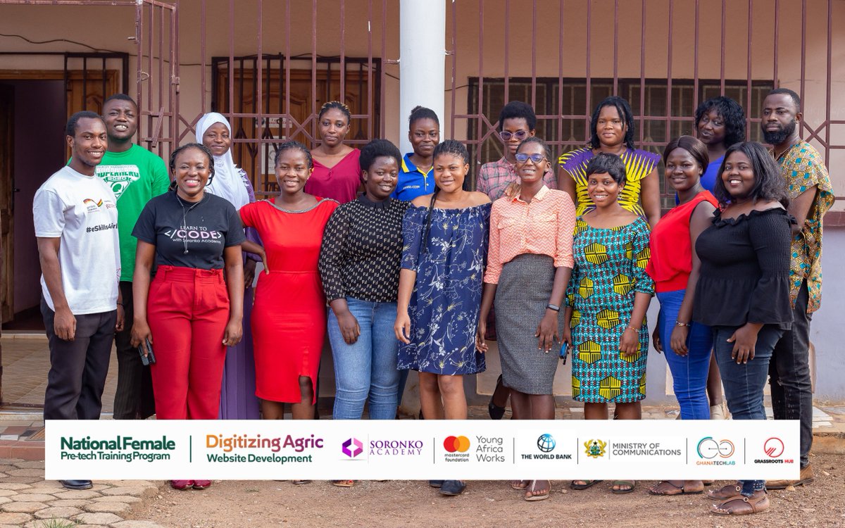 GrassRoots Hub (@grassrootshubgh) on Twitter photo A team from <a href="/soronkoacademy/">Soronko Academy</a> visited our training space in #Sunyani to interact with our PreTech trainees who have taken part in the three weeks of #WebDevelopment training.
The team sought to assess the relevance and the overall impact as we prepare to finalize the cohort. A team from <a href="/soronkoacademy/">Soronko Academy</a> visited our training space in #Sunyani to interact with our PreTech trainees who have taken part in the three weeks of #WebDevelopment training.
The team sought to assess the relevance and the overall impact as we prepare to finalize the cohort.
