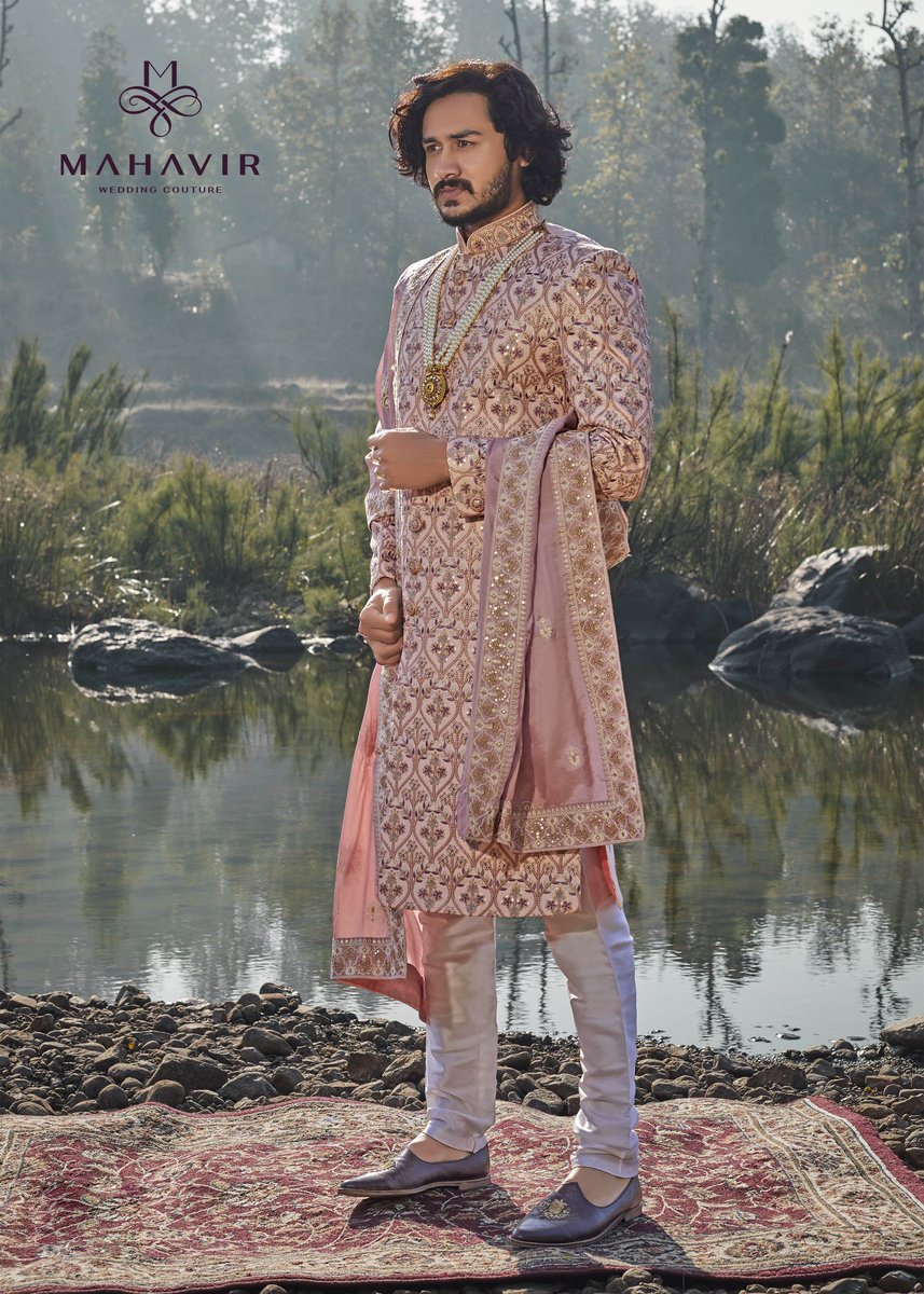 Mahavircouture's tweet photo. To make your D-Day special, Mahavir Collections brings you the most fashionable yet elegant attire.
.
.
#wedding #weddingseason #weddingdress #sherwani #sherwanicollections #weddingcollections https://t.co/FaZ8VbpRim