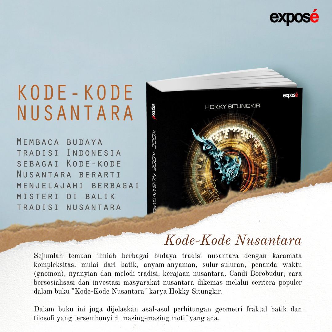 Rekomendasi bacaan akhir pekan! #KodeNusantara buku populer yang membahas temuan-temuan ilmiah berbagai budaya tradisi Nusantara dari kacamata sains kompleksitas 🥰🥰🥰