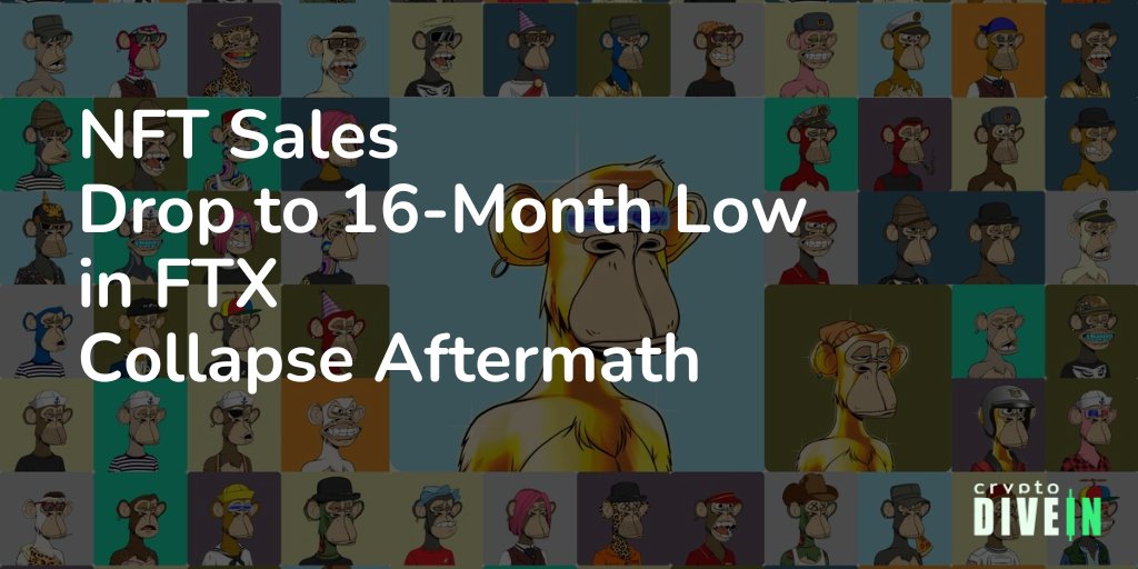 cryptodivein's tweet image. 📢 News Alert

Almost a year after the #NFT frenzy crested, demand for the digital certificates of ownership has evaporated. Sales have dropped to the lowest level since July 2021 — back when OpenSea was the only trading venue among the top five to have opened.