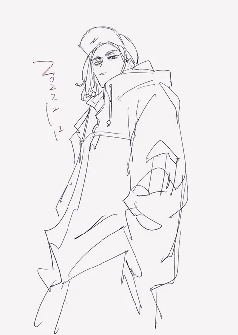 サラヘアなミッチャ ラクガキ 