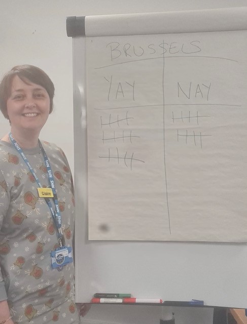 Friday's Preceptorship Workshop, ice breaker took on a festive theme with CLaire and Sam undertaking a Brussel Sprout Audit. The majority of the preceptee's voted Brussel's as a YAY this year.