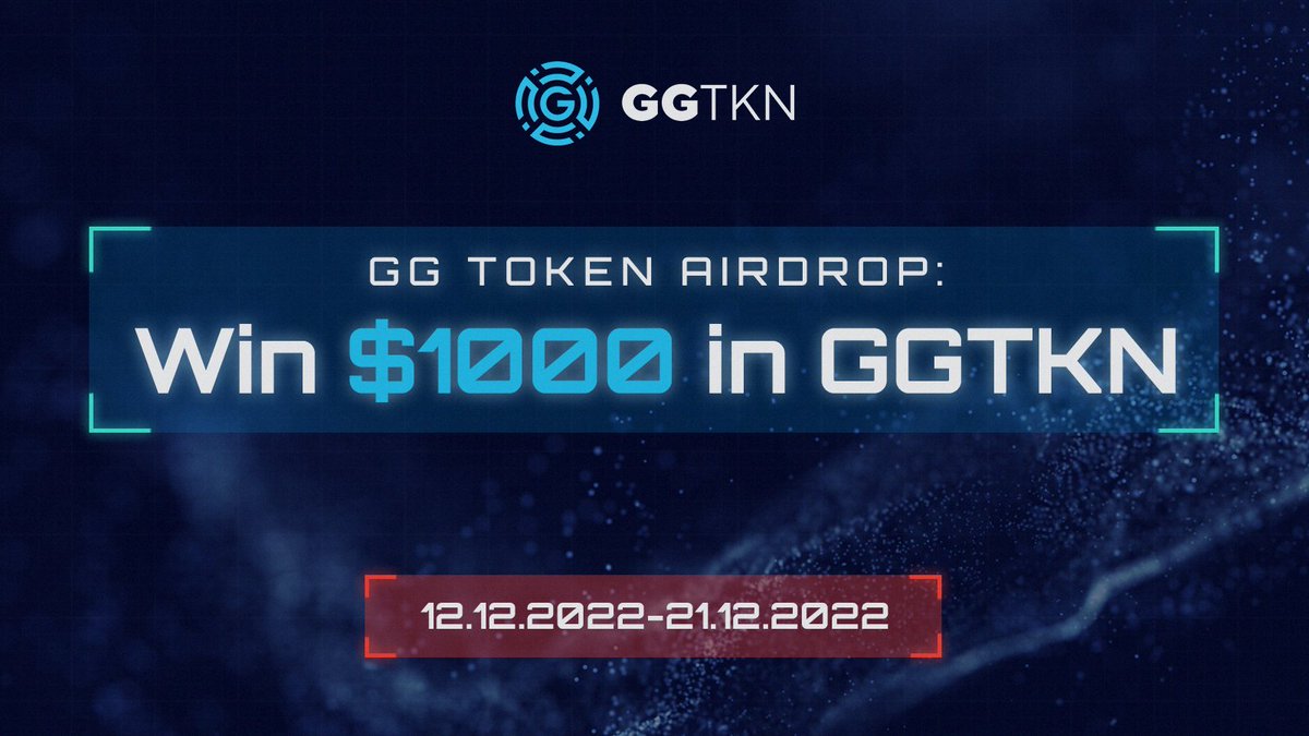 gg_tkn's tweet photo. 👋 Hey, #GGTokenArmy!

😱 We're giving away $1,000 in #GGTKN to 5 lucky winners. To enter, follow these steps:

1️⃣ Subscribe to Twitter (https://t.co/KdbthoJLba)
2️⃣ Subscribe to Instagram (https://t.co/3TYwGSK3MB)
Find the rest here: https://t.co/6nZZghDpKs

Best of luck 🍀 https://t.co/B1TQhiRKsu