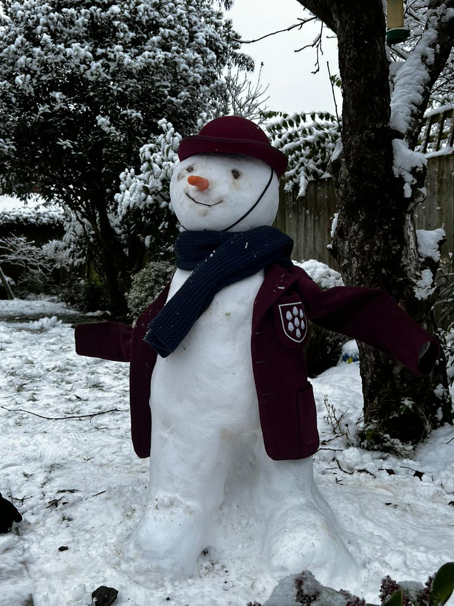 Do you want to build a snowman? Meet the newest member of The Prep, the children have been making the most of the snow this morning!
