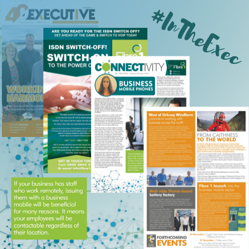 Fibre 1 Ltd | @ExecutiveHNM ❄️✨

In the December edition we announce that we have now expanded into the business mobile sector📱💥

#InTheExec #Fibre1 #Executive #Mobiles #SupportLocal #Telecoms #Connectivity #Marketing