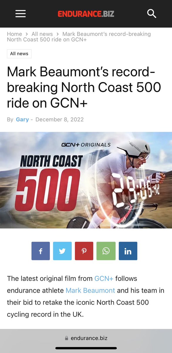 Mark Beaumont tweet media