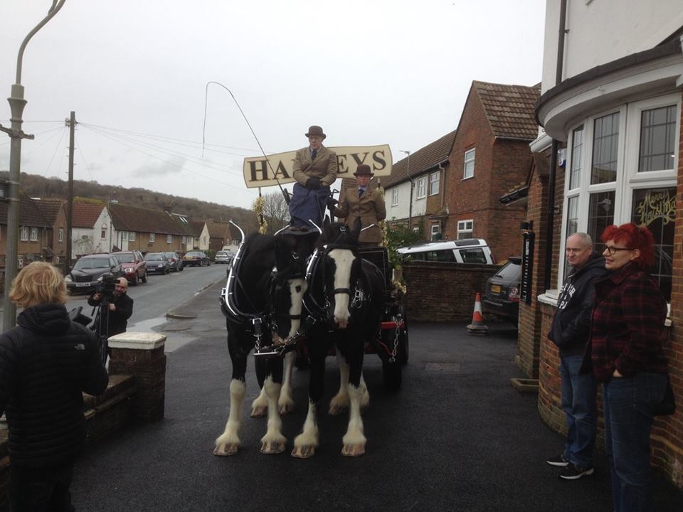 thebevy's tweet photo. Today is the 8th anniversary of the reopening of the Bevy! Thanks to all the Punters, Volunteers, Funders, Shareholders, Partners and Staff, who have made it possible. 

So proud of the many achievements since those @Harveys1790 Dray Horses trotted up! https://t.co/JiwUqNY2wk