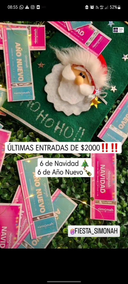🎄24 de Diciembre 
🍾31 de adiciembre detonamos el Paraíso junto a <a href="/FiestaSimonah/">Fiesta_Simonah</a> 💥💣
Últimas entradas y vuelven a aumentar‼️‼️