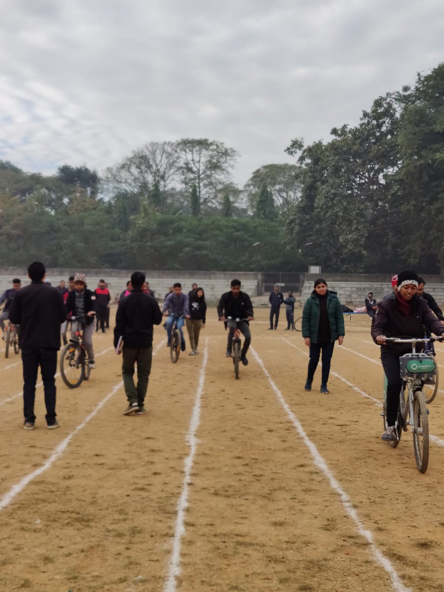 PALASH_RIMS's tweet photo. Some Highlights of today's  event
"Haule haule" slow cycling race..🔥🔥 https://t.co/ulbZ5F64Oy