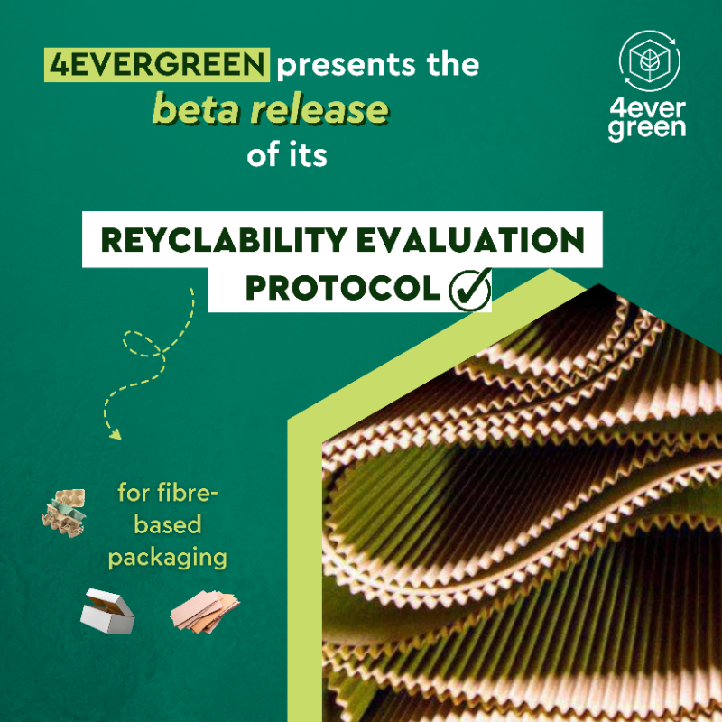 4evergreenNews's tweet photo. #4EG has released today the beta version of the Recyclability Evaluation Protocol! 🔬

This landmark industry tool is meant to assess the #recyclability of fibre-based #packaging in standard mills.

Check it out on our website 👇