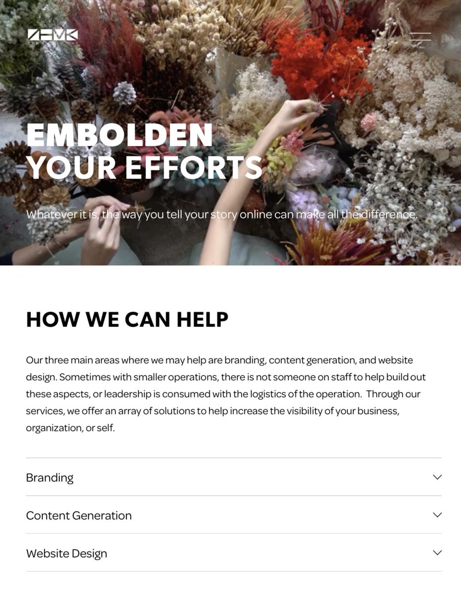 ZFMKcreative's tweet photo. #ZMFKCreative is excited to announce the upcoming launch of our new #website and #rebrand. Our new website, set to launch next month, will showcase our portfolio of work and highlight the services we offer to help businesses elevate their brand and reach their target audience. https://t.co/kjmXYTOTnj