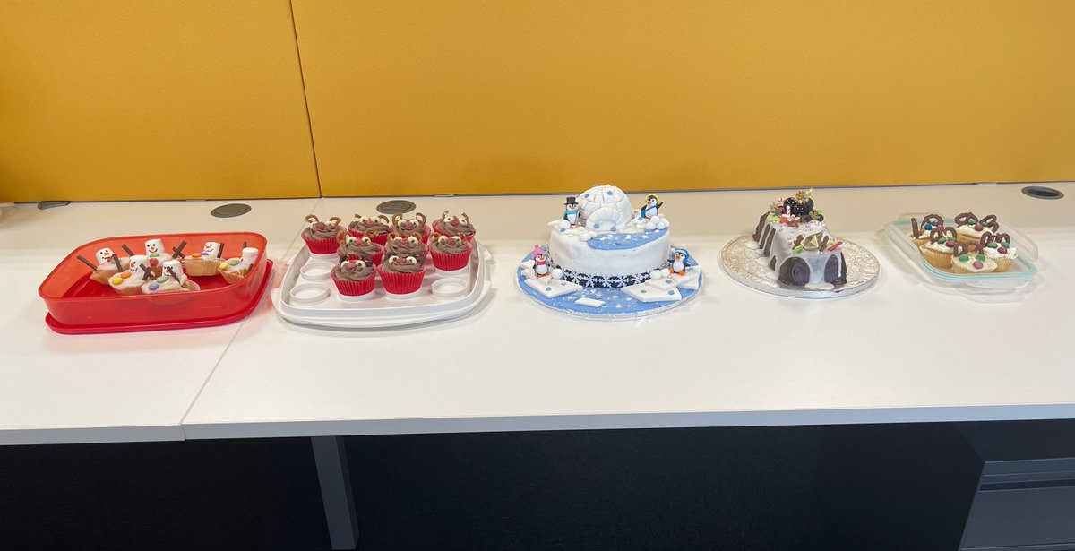 What a talented team we have! It's Christmas #BakeOff day at the SBRC office 🍰❄️⛄

#FestiveTreats #Christmas