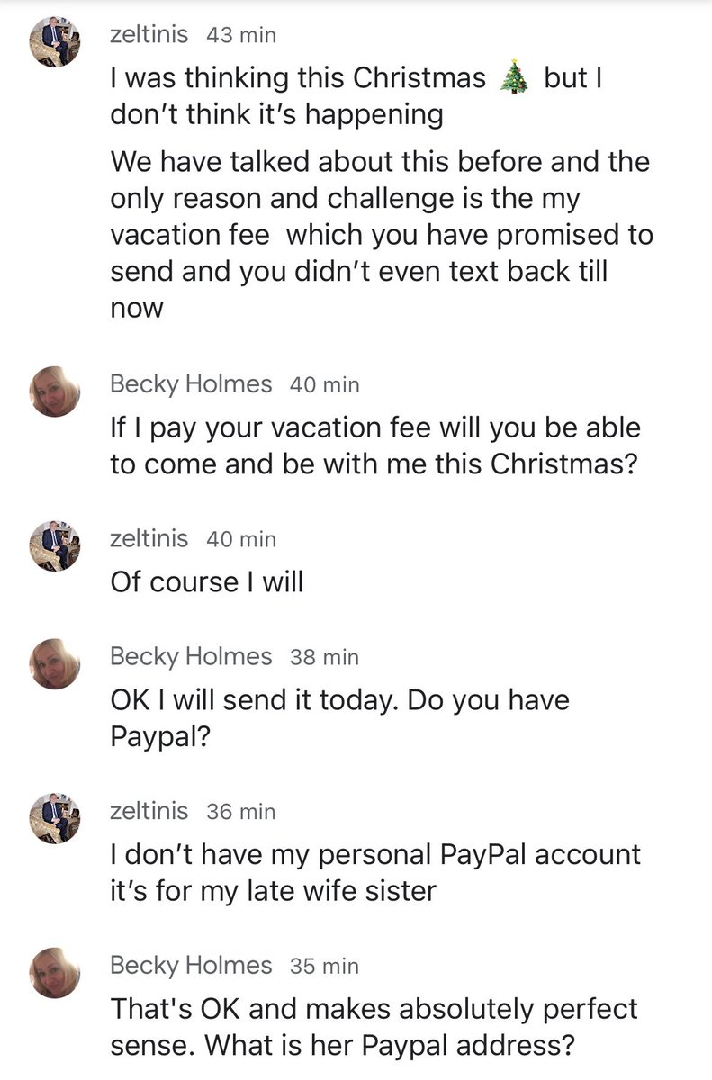 deathtospinach's tweet photo. I thank God and all the heavens above that Zeltinis still loves me 🙏

There have been so many misunderstandings between us I decided it was time to stop messing about and give him the money he needs to leave the oil rig &amp; be with me for Christmas, but…

He turned nasty again 💔 https://t.co/EStgOrFyp2