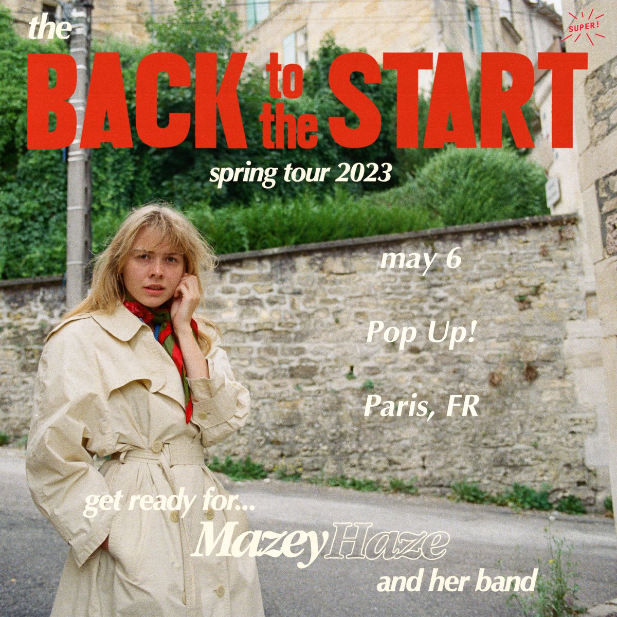 💡another show💡

may 6 I’ll be playing in Paris for my tour!
tickets on sale Wednesday.